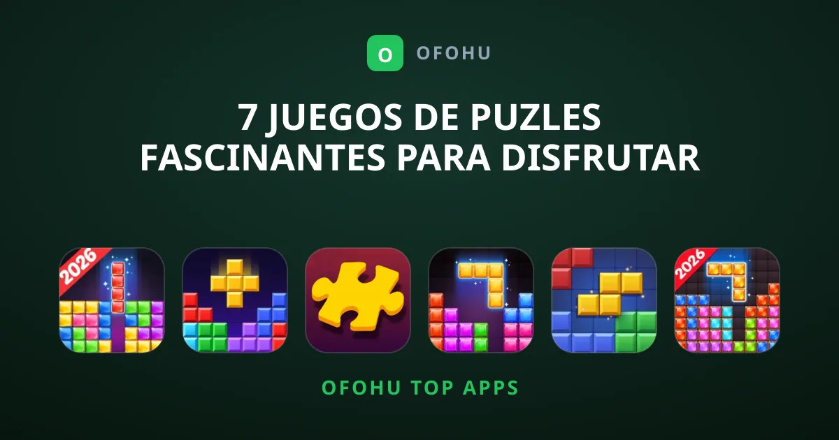 7 Juegos de Puzles Fascinantes para Disfrutar en tu Móvil